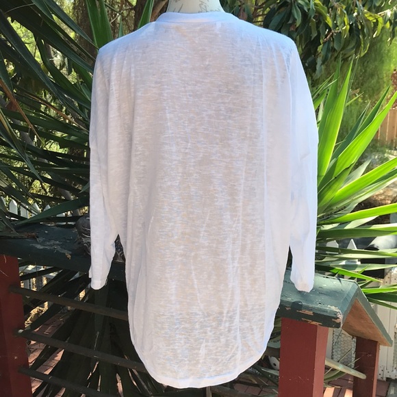 New! White Burnout Tee - Picture 3 of 3